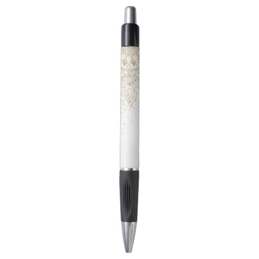 Elegant Gold Mandala Stippen Design Pen (Voorkant Verticaal)