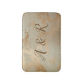 Elegant  Gold Marble Badmat (Voorkant Verticaal)