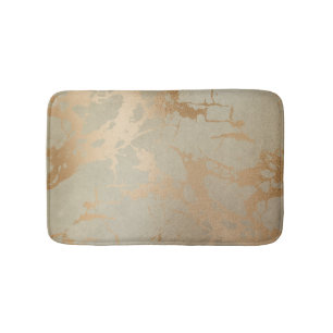 Elegant Gold Marble Badmat