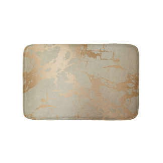 Elegant Gold Marble Badmat