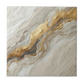 Elegant Gold Marble Flow – Luxury Ceramic Tile Tegeltje (Voorkant)