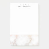 Elegant Gold Marble From the Desk of Post-it® Notes (Voorkant)