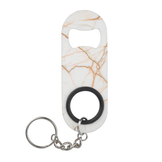 Elegant Gold Marble Mini Flessenopener (Voorkant)