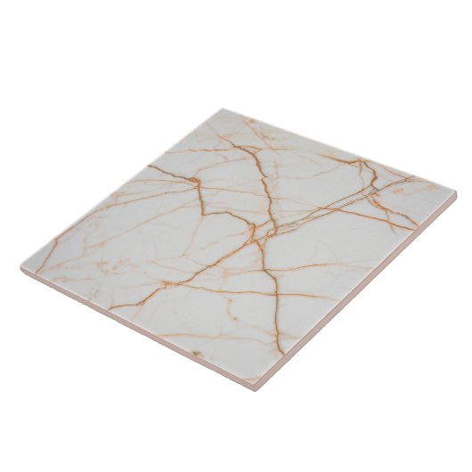 Elegant Gold Marble Tegeltje (Zijkant)
