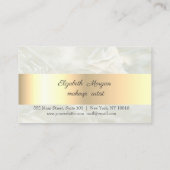 Elegant, Gold, marmer, Confetti Loyalty Kaart (Achterkant)