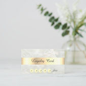 Elegant, Gold, marmer, Confetti Loyalty Kaart (Staand voorkant)