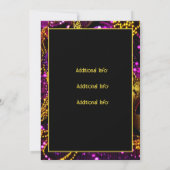 Elegant Gold Mask Kaart (Achterkant)