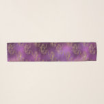 Elegant Gold Mermaid Pattern Paars Metallic Shiny Sjaal<br><div class="desc">Verbeter je accessoires met een speciaal ontworpen sjaal. Elegant Gold Mermaid Pattern Paars Metallic Shiny Scarf Wrap. Geweldig cadeauidee.</div>