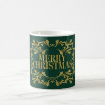 Elegant  Gold Merry kerstkoffie Mok