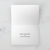 Elegant Gold Merry-kerstsnowflake-patroon Kaart (Binnen)