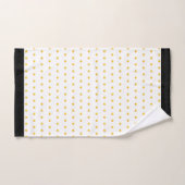 Elegant Gold Metallic look Polka Dots Bad Handdoek (Handdoek)