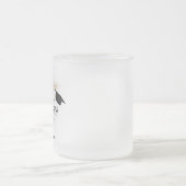 Elegant Gold Minimal Afstuderen School pet naam Matglas Koffiemok (Center)