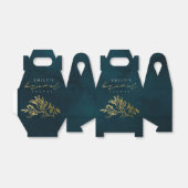 ELEGANT GOLD NAVY ONDERWATER SEAWEED BRIDAL SHOWE BEDANKDOOSJES (Uitgevouwen)