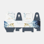 ELEGANT GOLD NAVY UNDERWATER FISCH BABY SHOWER BEDANKDOOSJES (Uitgevouwen)