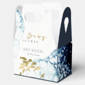 ELEGANT GOLD NAVY UNDERWATER FISCH BABY SHOWER BEDANKDOOSJES (Geopend)
