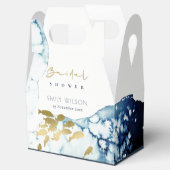 ELEGANT GOLD NAVY UNDERWATER FISCH VRIJGEZELLENFEE BEDANKDOOSJES (Geopend)