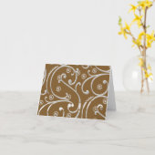 Elegant Gold Note-kaarten Kaart (Gele Bloem)