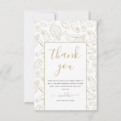 Elegant Gold Ocean Vrijgezellenfeest Hartelijk dan Kaart (Voorkant)