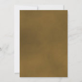 Elegant Gold Ochre Roos Moderne katholieke bruilof Kaart (Achterkant)