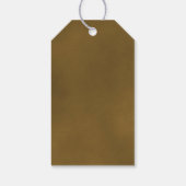 Elegant Gold Ochre Roos Weddenschap Hartelijk dank Cadeaulabel (Achterkant)