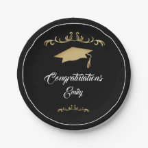 Elegant Gold Ornament Afstuderen