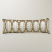 Elegant Gold Ornate Body Pillow Lichaamskussen (Achterkant)