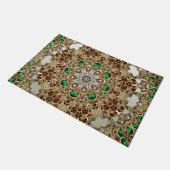 Elegant Gold Ornate Doormat Deurmat (Schuin)