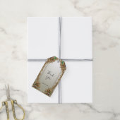 Elegant Gold Ornate Gift Tag Cadeaulabel (Met Touw)