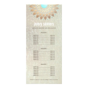 Elegant Gold Ornate Lotus Mandala Wood Price List Reclamekaart