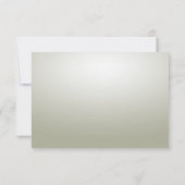 Elegant Gold Ornate RSVP Card Kaartje (Achterkant)