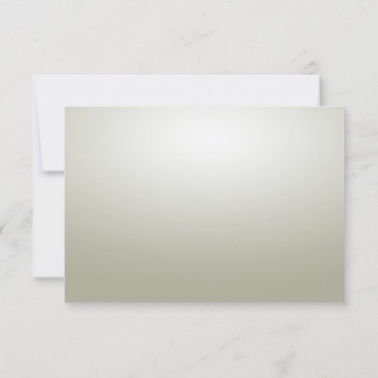 Elegant Gold Ornate RSVP Card Kaartje (Achterkant)