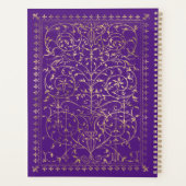 Elegant Gold Paars stijlvol Planner (Achterkant)