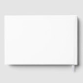 Elegant Gold Palm Tree Modern Tropical Wedding Gastenboek (Achterkant)