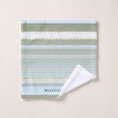 Elegant Gold Pastel Beach House Bath Bad Handdoek (Wasdoekje)