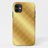 Elegant Gold Pattern iPhone Case (Achterkant)