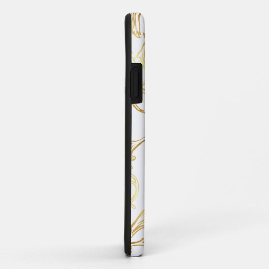 Elegant Gold Pattern iPhone Case (Achterkant/rechts)