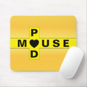 Elegant Gold Pattern Mouse Pad for Luxe Desk Vibes Muismat (Met muis)