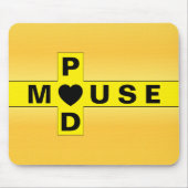 Elegant Gold Pattern Mouse Pad for Luxe Desk Vibes Muismat (Voorkant)