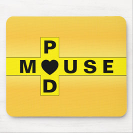 Elegant Gold Pattern Mouse Pad for Luxe Desk Vibes Muismat