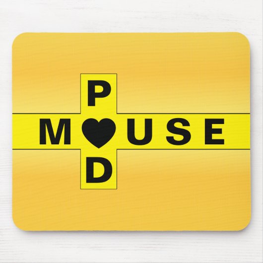 Elegant Gold Pattern Mouse Pad for Luxe Desk Vibes Muismat (Voorkant)