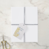 Elegant Gold Peacock Weddenschap Hartelijk dank La Cadeaulabel (Met Touw)