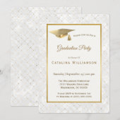 Elegant Gold Pet Afstuderen Kaart (Voorkant / Achterkant)