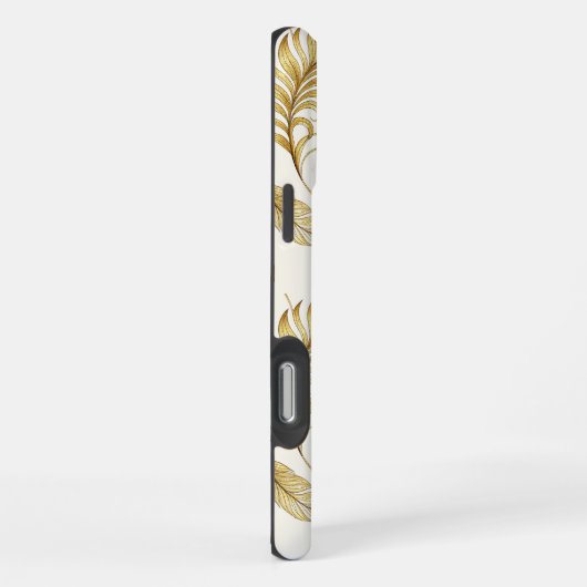 Elegant Gold Phone Cover For Fall iPhone Hoesje (Rechterkant)