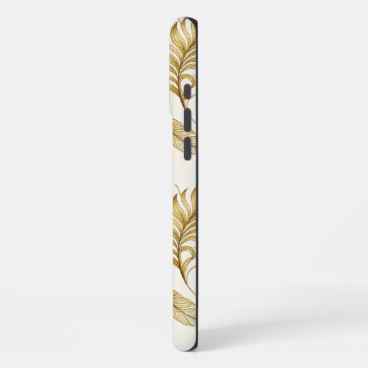 Elegant Gold Phone Cover For Fall iPhone Hoesje (Linkerkant)