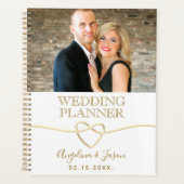Elegant Gold Photo Wedding Planner (Voorkant)