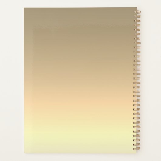 Elegant Gold Photo Wedding Planner (Achterkant)