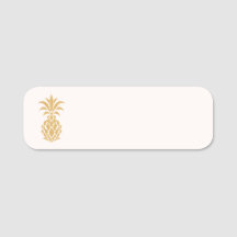 Elegant Gold Pineappel