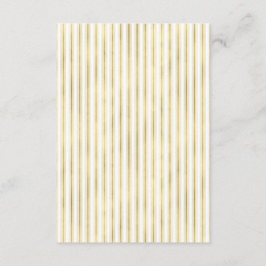 Elegant Gold Pineapple Advice voor de Bride Advieskaart (Achterkant)