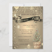 Elegant Gold, PineTree Company, kerst Kaart (Voorkant)