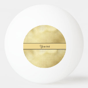 Elegant Gold Pingpongbal